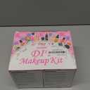 Hollyhi 58 Pcs Kids Makeup Kit for Girl, Princess Toys Real Washable Cosmetic Set with Mirror, Kids Makeup Sets for Girls, Play Make Up Birthday Gifts for 3 4 5 6 7 8 9 10 11 12 Years Old Kid (Pink)