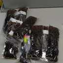 SamBraid Goddess Locs Crochet Hair 14 Inch, 8 Packs New Goddess Faux Locs Crochet Hair for Black Women, River Locs with Curly Ends (14Inch, T1B/30, 8Packs)