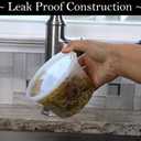 Zekii EXTRA THICK Deli Containers with Lids, [48Sets 16oz] Soup Containers w/Lids Airtight, Disposable, BPA Free, Takeout soup Cups, Meal Prep, Food Storage Containers with Measurements