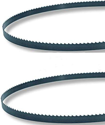 112x5/8x3TPI - 2 Pack Bone In Bandsaw Blades - Meat Cutting Fits Hobart 5014, Butcher Boy B14, Cobra 14, Superior Jones Junior, Many More Machines