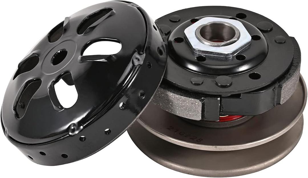 Trkimal High Performance Racing Clutch Set for GY6 50cc 80cc 139QMB 147QMD Engine Scooter Moped ATV Go-Kart (GY6-50/80CC)