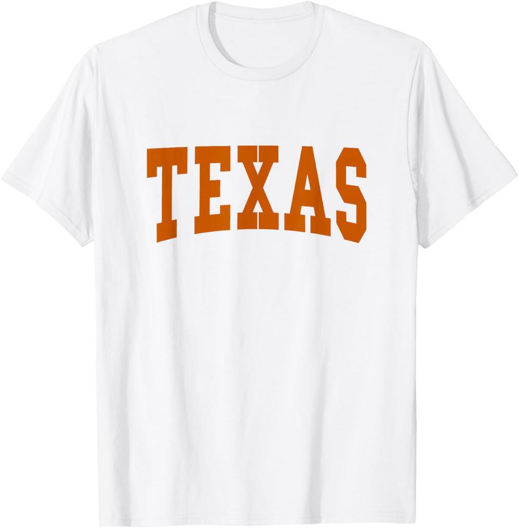 Texas - Throwback Design T-Shirt, S