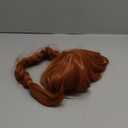 ColorGround Long Braided Reddish Brown Heat Resistant Costume Wig for Fiona Cosplay