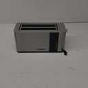 Mueller UltraToast Full Stainless Steel Toaster 4 Slice, Long Extra-Wide Slots for Bagels and Waffles, 6 Browning Levels, LED Display, Cancel/Defrost/Reheat Functions & Removable Tray, Kitchen Gadgets