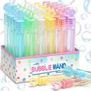 Bubble Party Favors for Kid, 30 Pack Mini Bubbles Bulk with Gift Box, Pastel Bubble Wand Sticks Toy for Party Supplies, Birthday, Wedding Decorations, Goody Bag Fillers Stuffers, Carnival Prizes