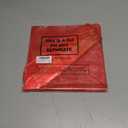 ForraFun 50 Set Valentine Plant Pot Covers Floral Cellophane Wrap Paper Sheets with 15 Bow Decorative Plant Sleeve for Home Flower Pot DIY Decor (Red)