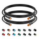 Extension Cable 2Pin/3Pin/4Pin/5Pin/6Pin/8Pin/9Pin Waterproof Plug Works for Electric Bicycle Light/Throttle/Ebrake/Display Ebike Parts Extend Cable (3pin 50cm) (3pin Female to Male)
