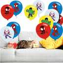 40pcs Spider and His Friends Birthday Party Balloons for Spider and His Friends Themed Birthday Party Decorations Supplies - 12 Inch