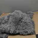 Pawque Faux Fur Blankets Queen Size 60x80 inches, Super Soft Fuzzy Fluffy Blanket, Warm Thick Sherpa Long Hair Shag Reversible Lightweight Cozy Throw for Bedroom Sofa Couch, Grey