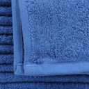 Multi-Purpose Towels - High Capacity 12 Pack, 100% Cotton - Ultra Soft, Super Absorbent, and Quick-Dry for Spa, Hotels, Sports, Workouts, Yoga & Zumba. Size 16"x27" Made in Vietnam (Blue)