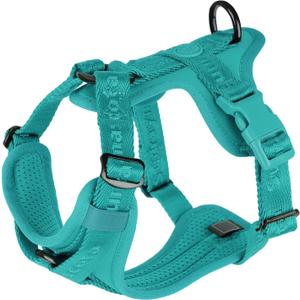 No Pull Dog Harness with Lycra, Three-Point Force Dispersion & 3D Padding, Adjustable Breathable Mesh for Dogs (MARRS Green,XS)