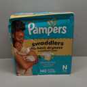 Pampers Swaddlers Diapers, Size 0 (up to 10 lbs), 140 Count, Absorbent, Keeps Baby Dry and Comfortable, Skin Safe Disposable Baby Diaper 
