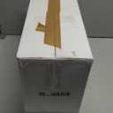 bUCLA 200PCS Ivory Plastic Plates with Gold Rim - Heavy Duty Cream Disposable Include 100 Dinner 10 inch & 100 Dessert 7 inch Plates, Ideal for Party & Wedding