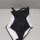 SUUKSESS One Piece Swimsuit for Women Slimming Tummy Control Square Neck Bathing Suit Size M
