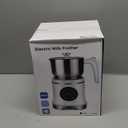 7-IN-1 Milk Frother, 20.3 OZ Milk Frother and Steamer with Temperature Control Stainless Steel Electric Milk Frother Dishwasher Safe Hot and Cold Foam for Latte Hot Chocolate Cocoa (White)