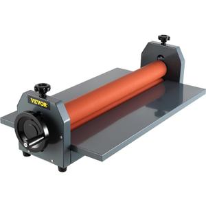 VEVOR 39 Inch Cold Laminator Machine 10mm Manual Vinyl Photo Film Cold laminator Hand Crank Pressure Cold Roll laminator, 39Inch