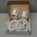 LORDEM Full Spectrum LED Grow Lights, Brightness Adjustable Plant Lamps with Auto On/Off Timer, Height Adjustable Growing Lights for Indoor Plants, Pack of 2 (White)