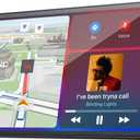 Topexplore Carplay Screen for Car, 9'' Wireless CarPlay & Android Auto- Upgrade Portable Touchscreen with Bluetooth, Mirror Link, Voice Control, Hands-Free Calling,Plug & Play Car Play Screen