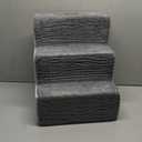 Dog Steps for Couch - Pet Stairs for Small Dogs and Cats, Dog Steps with Non-Slip Bottom Grey 3 Steps, Grey