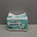 LivDry Incontinence Pads for Women and Men, Long Length Insert, Extra Absorbency with Odor Control (30 Count)