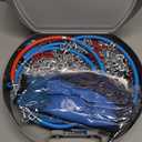 Snow-Chains Auto Fixing 1 Min Quick Fit Easy Installation Tire-Chains, Gifts for Safety, Portable Reusable Universal Emergency Tire Traction Chain for Passenger Car and SUV - Set of 2 (XM-140)