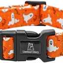 Lionheart glory Halloween Dog Collars Fall Dog Collars Heavy Duty Adjustable Dog Collar for Large Collar Dog Female or Male Dog Collar
