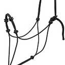Weaver Leather Silvertip Four Knot Rope Halter, Black, Small