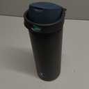 24 oz Insulated Water Bottle for Sports: Meoky Stainless Steel Water Bottle with 2-in-1 Straw and Spout Lid - Leak Proof, Cold for 24 Hours, Fits in Car Cup Holder, BPA-Free for Travel Gym, Foggy Tide