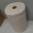 KitchLife Microfiber Cleaning Cloth Roll, 100 Pack - Tear-Away Microfiber Paper Towels, Lint-Free, Reusable, Washable for Kitchen, Car, Dishes, and Sensitive Surfaces (Sand Beige)