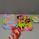 4Pcs/Pack Tie Dye Dog Shirts for Small Dogs Summer Girl Female Boy Male Pink Green Blue Puppies Doggies Sleeveless Tank Top Tee Clothes Vest Pet Apparel Streetwear Stretchable Outfit S