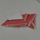 Oudain 6 Pieces 59 ft Cartoon Animation Party Decorations Pennant Banners Red Black and White Pennant Birthday Party Supplies Triangle Flag Garland