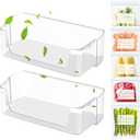 (2 PACK)UPGRADED DA97-20989A Refrigerator Door Bin Shelf Replacement for Samsung Refrigerator Left Door Shelf Parts RF28T5001SG, RF28T5001SR, RF28T5101SR, Replace PS16556771 DA63-09780A Door Shelf