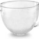 KitchenAid Tilt-Head Hammered Glass Bowl with Lid, 5-Quart
