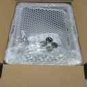 FURTIME Stainless Steel Cat Litter Box with Lid, Metal Kitty Litter Box for Small Cats, Kitten Litter Boxs with Scoop and Mat, Non-Sticky, Anti-Leakage, Easy to Clean, 17"x13"x8.4" (Small) (Silver)