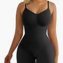 SHAPERX Women's Shapewear Bodysuit Tummy Control Body Shaper Seamless Sculpting Snatched Waist Body Suit L/XL