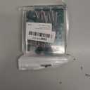 Zhengmy 24 Set 3 Inch Shutter Fasteners Shutter Pins Screws and Caps Bulk 304 Metal Stainless Steel Screws with Vinyl Caps for Outside Windows Hardware Railings Furniture (Green)