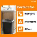 Coastwide Professional 12-16 Gallon Trash Bags, 24" x 33", High Density, 13 mic, Natural, 500 Bags/Box