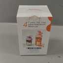 Aieve Mason Jar Lids, 4 Pack Wide Mouth Mason Jar Pour Spout Lid, Canning Lids with Flip Top Lid, Leak-Proof