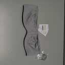 MELENECA Women's Strapless Bra for Large Bust Minimizer Unlined Bandeau with Underwire (30A, Grey)