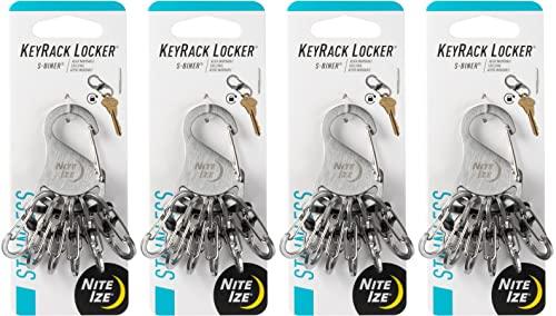 Nite Ize KeyRack Locker Stainless Steel (4-Pack)