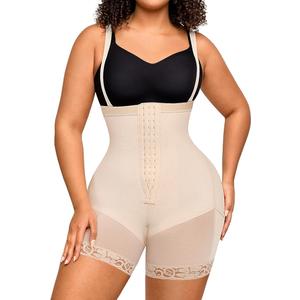 FeelinGirl Faja Body Shaper Tummy Control Shapewear for Women Butt Lifter Post Surgery Fajas Postparto Para Mujer, Medium