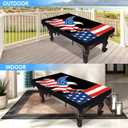NEVERLAND Pool Table Cover 8ft - Waterproof & Dustproof, Indoor & Outdoor Protection, Oxford Cloth Tear-Resistant Scratch-Proof Billiard Table Covers for Home and Billiard Room