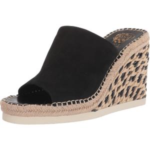 Vince Camuto Womens Brissia Wedge Sandal (10, Black)