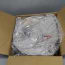 3-Light Brushed Nickel Semi Flush Mount Ceiling Light, Adjustable Kitchen Light Fixtures Ceiling Mount E26 Base Multi-Directional Silver Ceiling Spot Lights for Hallway Farmhouse Foyer