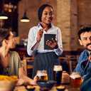 60pack Check Presenters for RestaurantsCheck PresentersRestaurant Guest Checkout Demonstrator,Guest Check Card Holder(Black (60pcs)