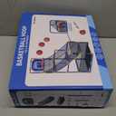 Arcade Basketball Game Set for Kids 3-12 Years Old, Kids Basketball Hoop with 4 Balls & Pump, Indoor Outdoor Sports Play Toys, Basketball Games Toys, for Boys Girls Teens (Blue)