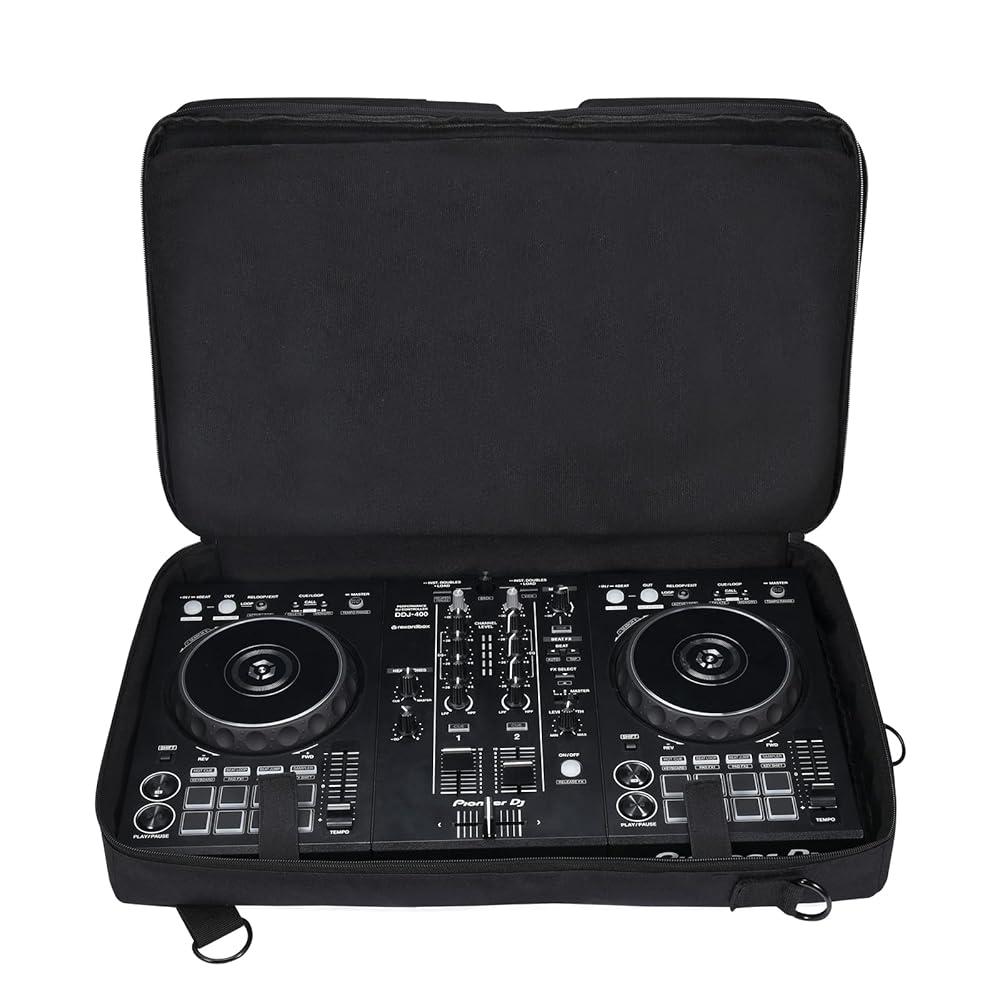 DJ storage case for Pioneer DDJ-400 DJ/DDJ-FLX4/DDJ-SB3/Roland DJ-202/Hercules Inpulse 300/Native Instruments Traktor Kontrol S2 Mk3 DJ controller bag for Outdoors Party Bar