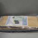 Railhorn Toilet Paper Storage for Bathroom, Slim Basket Holder with Bamboo Lid, Foldable Organizer with Handle, Freestanding Stand for Small Spaces