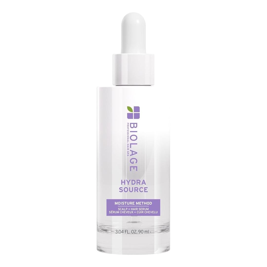 Biolage Hydra Source Scalp & Hair Serum - Hydrating Treatment for Dry Hair & Scalp with Aloe Vera & Hyaluronic Acid, Vegan Hydrating Serum, Paraben & Silicone-Free, 3 Fl Oz
