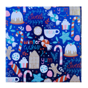 7pcs Christmas Theme Bags, Blue